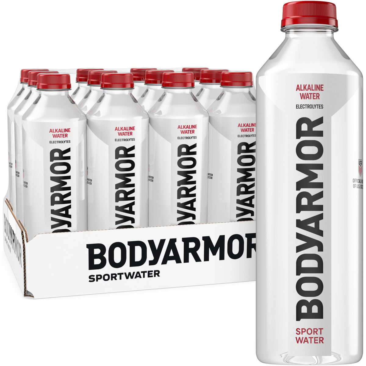 BODYARMOR SportWater, High Alkaline Water Pack + Electrolytes, 0.7L (24 Pk)