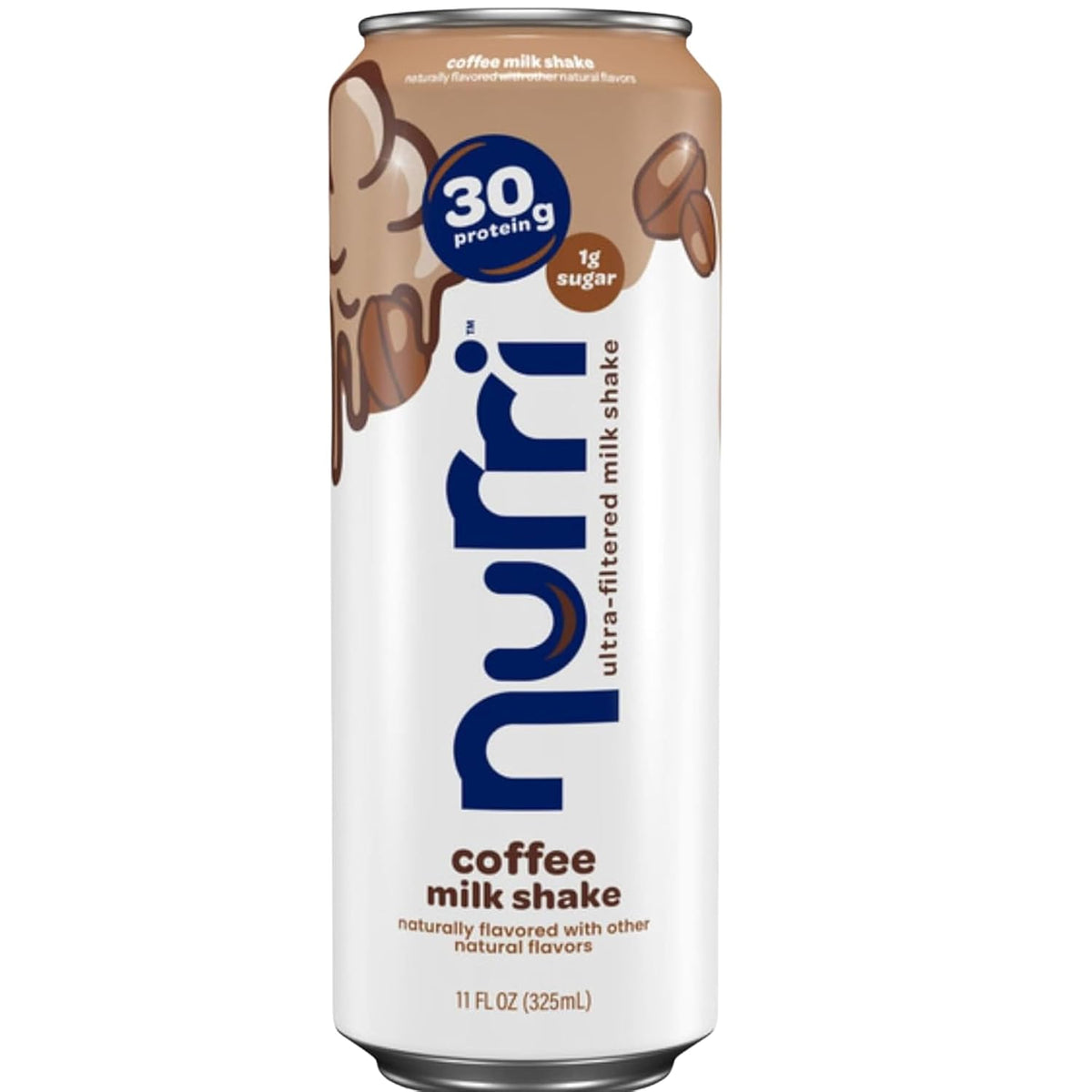Coffee Protein Shake Ready to Drink, Ultra-Filtered Milk, 30g Protein, 1g Sugar, Smooth & Creamy Coffee Milk Beverage, 11 fl oz Cans, 15 Pack