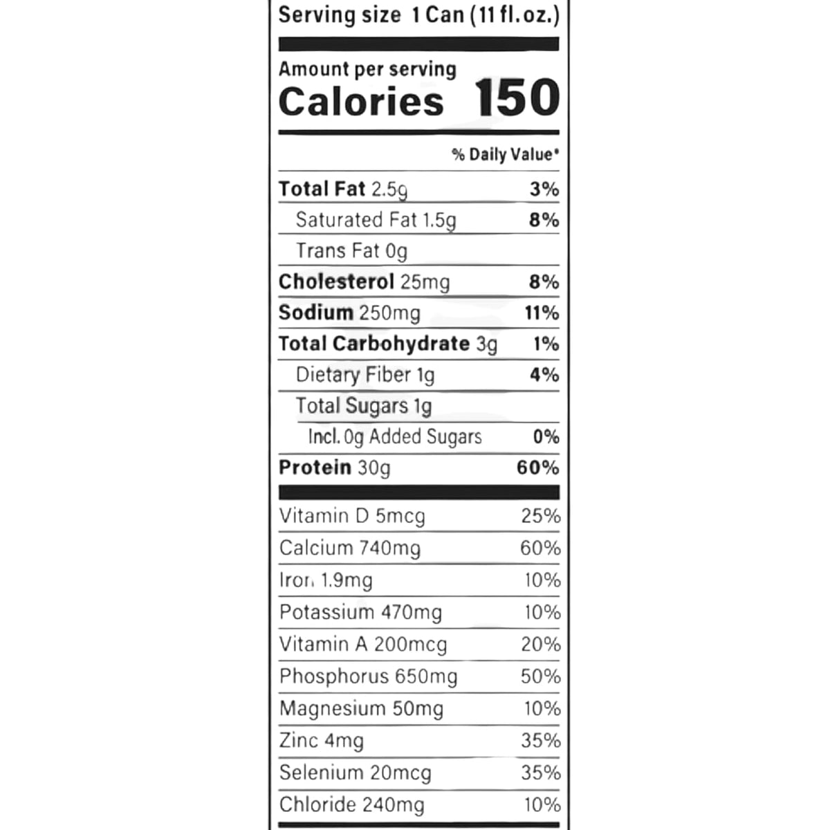 Coffee Protein Shake Ready to Drink, Ultra-Filtered Milk, 30g Protein, 1g Sugar, Smooth & Creamy Coffee Milk Beverage, 11 fl oz Cans, 15 Pack
