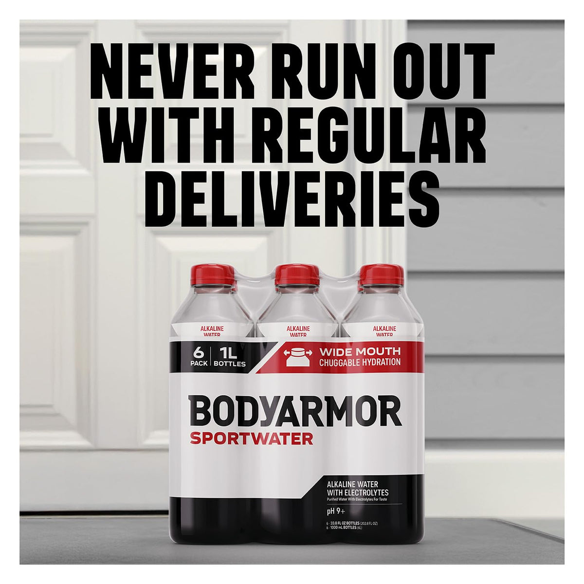 BODYARMOR SportWater, High Alkaline Water Pack + Electrolytes, 0.7L (24 Pk)