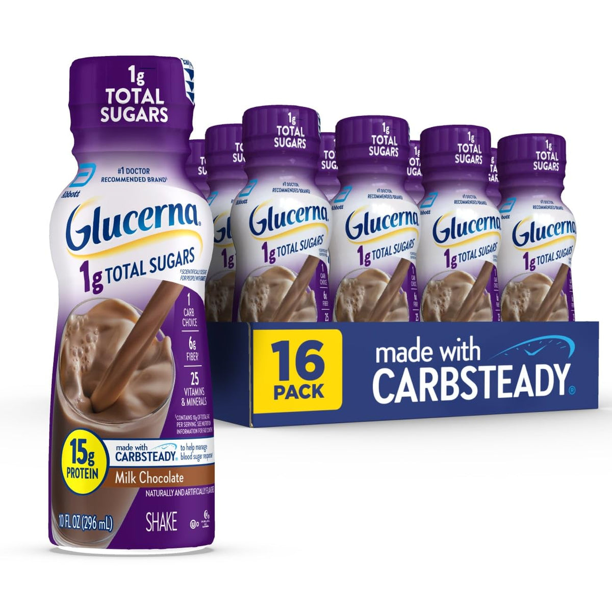 Glucerna 1g Total Sugars Nutrition Shake to Support Blood Sugar Management