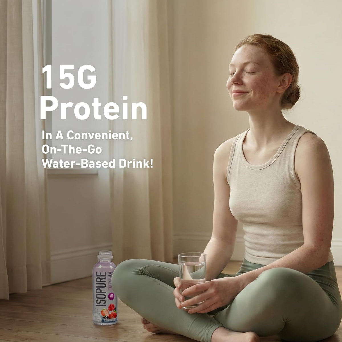 Isopure Clear Protein Water with Electrolytes Mixed Berry 20 oz, 12ct
