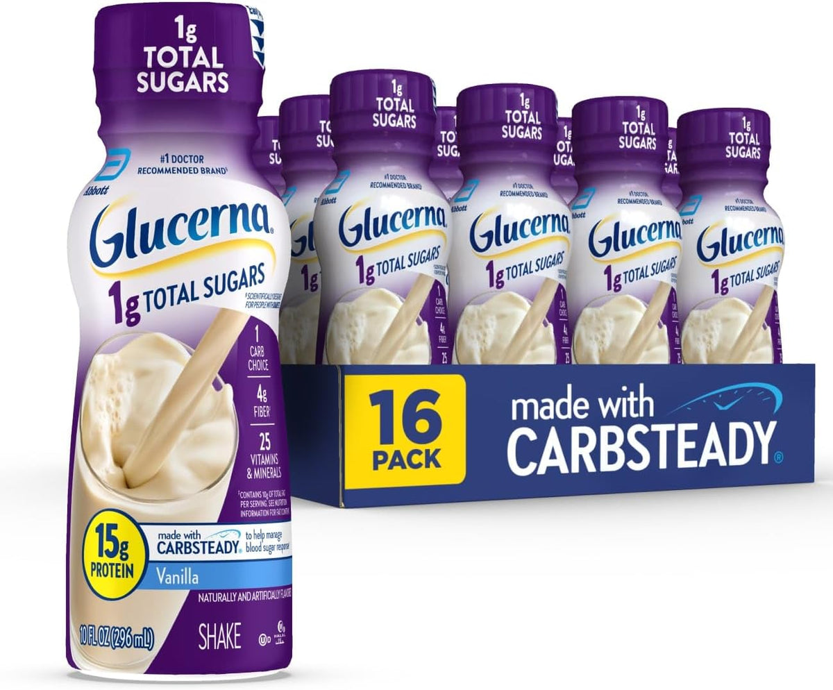 Glucerna 1g Total Sugars Nutrition Shake to Support Blood Sugar Management